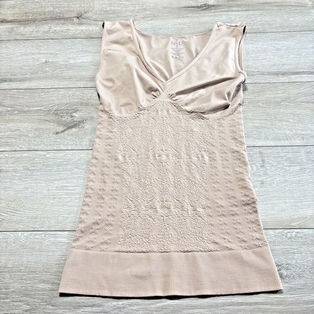 NYDJ Not Your Daughter's Jeans Body Shapers Nude Slimming Tank M/L Med Large